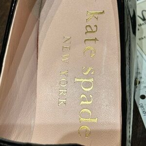 Kate Spade Black Patent Leather Loafers